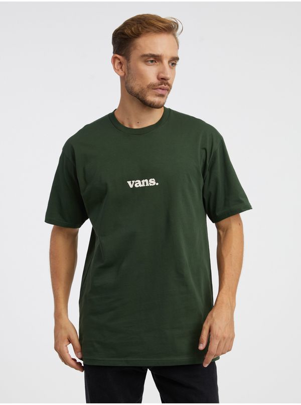Vans Dark green men's T-shirt VANS Lower Corecase - Men