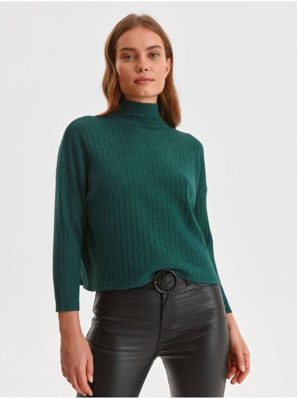 Top Secret Dark green women's sweater TOP SECRET - Women