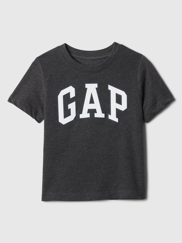 GAP Dark grey boys' T-shirt with GAP logo