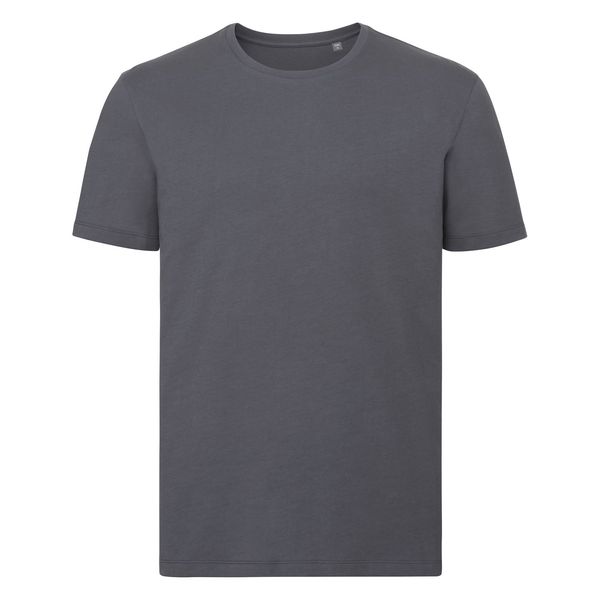 RUSSELL Dark Grey Men's T-shirt Pure Organic Russell