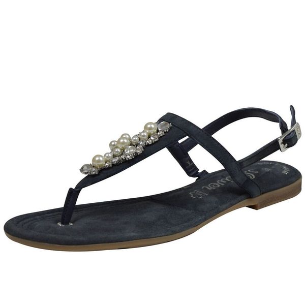 S Oliver Dark grey suede sandals s.Oliver