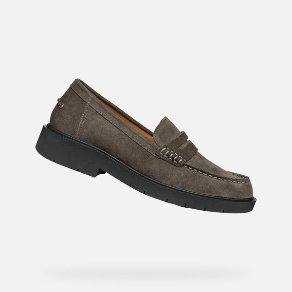 GEOX Dark grey women's moccasins Geox Spherica Ec1 - Women's