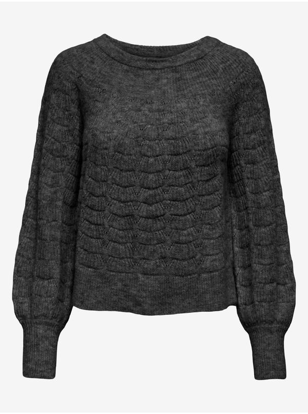 JDY Dark grey women's sweater JDY Noora - Women