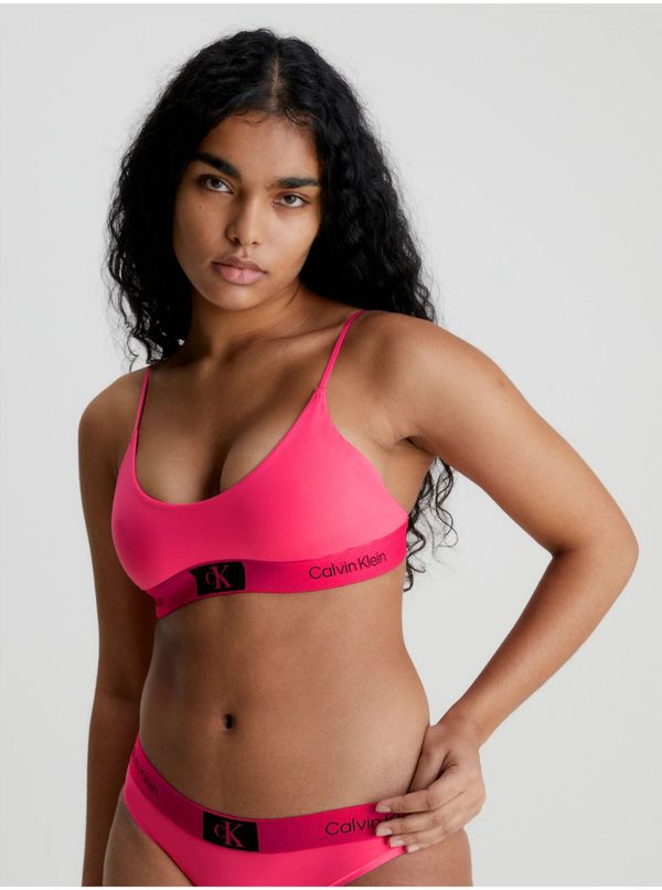 Calvin Klein Dark Pink Calvin Klein Underwear Women's Bra - Women