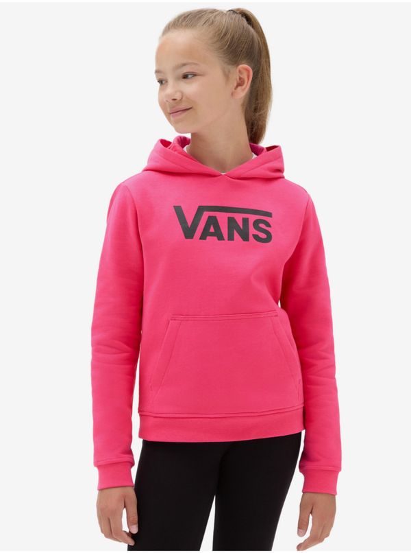 Vans Dark pink girly hoodie VANS Flying - Girls