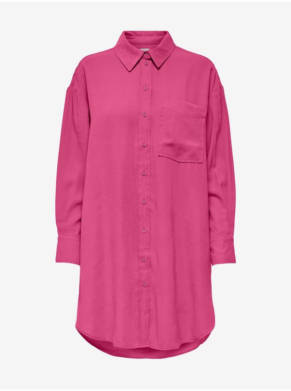 Only Dark Pink Long Shirt ONLY Corin-Aris - Women