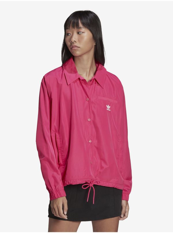 Adidas Dark pink Womens Light Jacket adidas Originals Windbreaker - Women