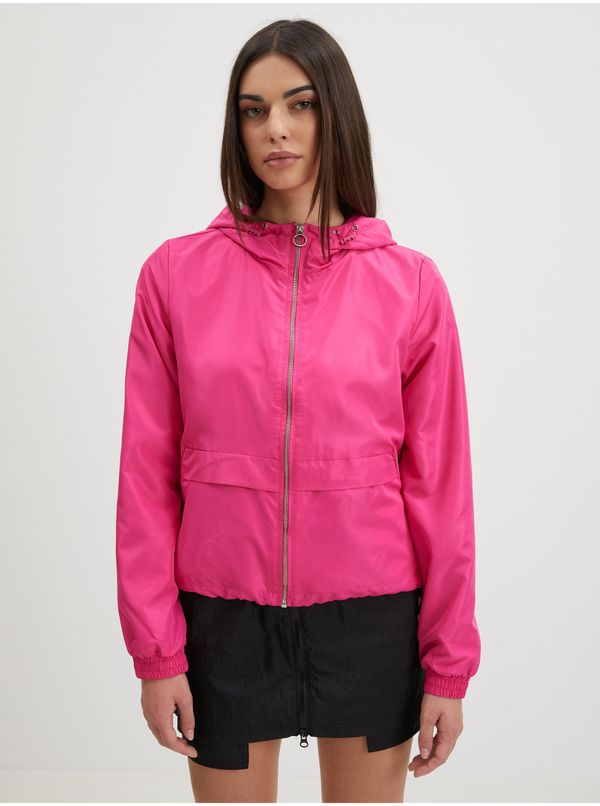 Only Dark pink women's light jacket ONLY Malou - Women