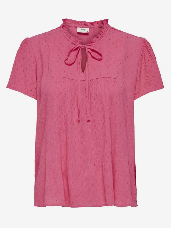 JDY Dark pink women's patterned blouse JDY Lima