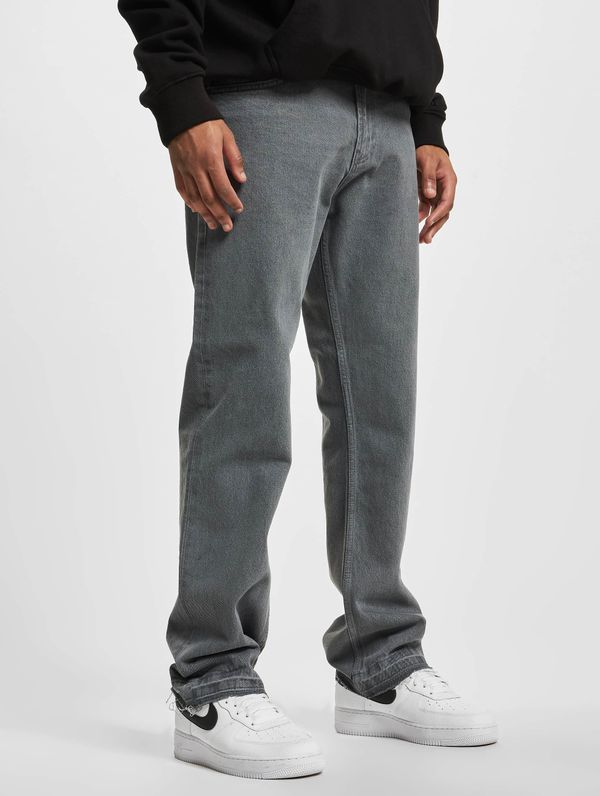 DEF DEF Straight Loose Fit Denim Grey Washed