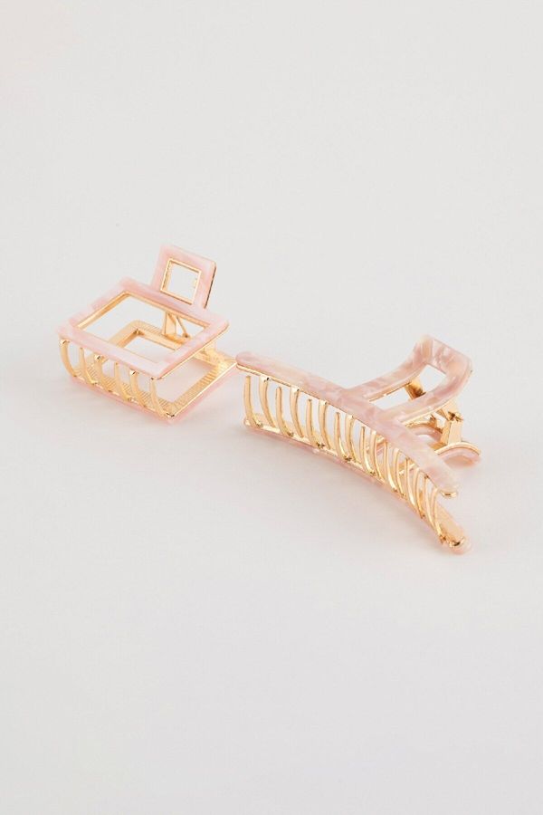 DEFACTO DEFACTO 2-Piece Pink Latch Buckle