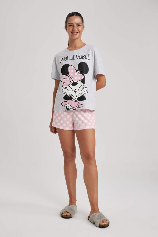 DEFACTO DEFACTO 2 piece Regular Fit Mickey & Minnie Licensed Knitted Sets