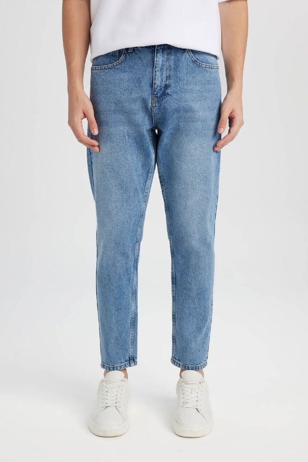 DEFACTO DEFACTO 90's Slim Fit Skinny Leg Jean Washed Trousers