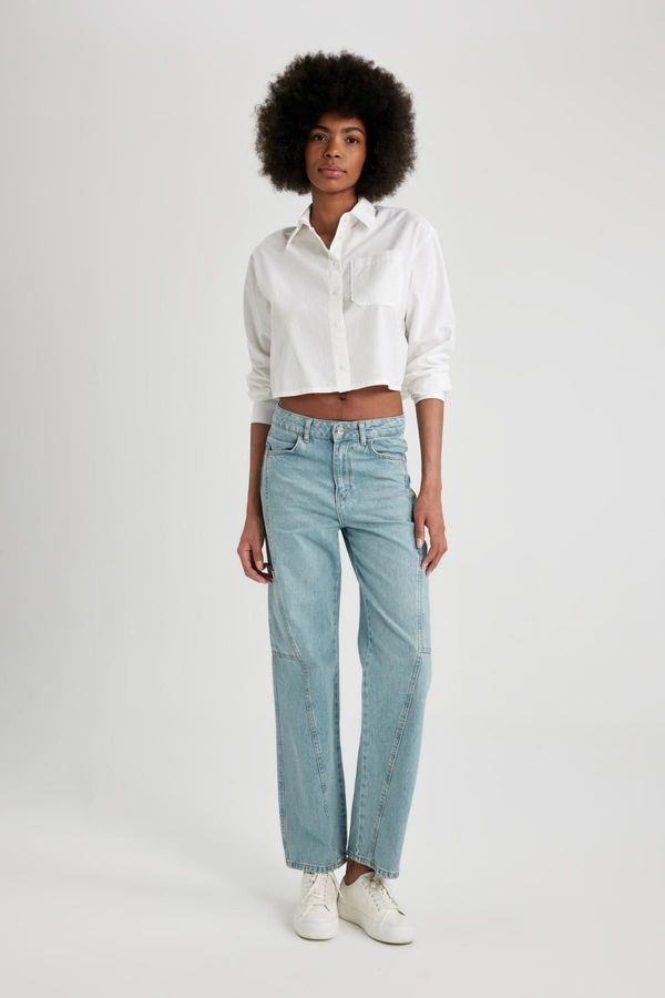 DEFACTO DEFACTO 90's Wide Leg High Waist Wide Leg Long Jean Pants