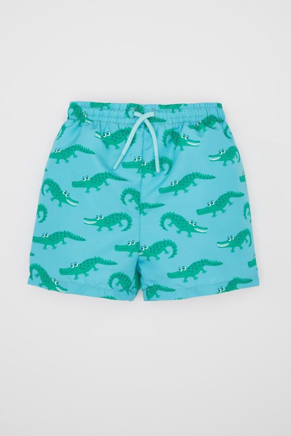 DEFACTO DEFACTO Baby Boy Animal Patterned Swim Shorts