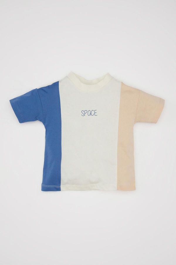 DEFACTO DEFACTO Baby Boy Color Blocked Short Sleeve T-Shirt