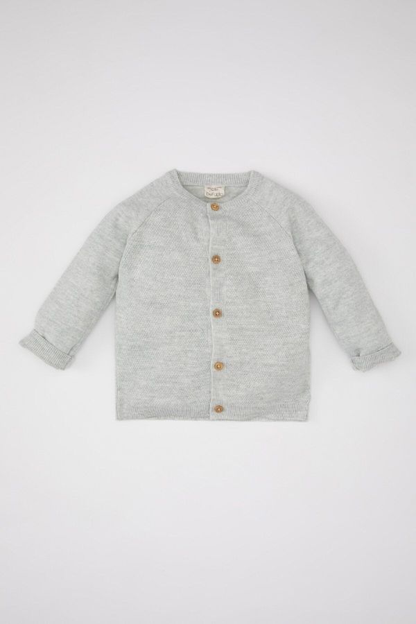 DEFACTO DEFACTO Baby Boy Crew Neck Cardigan