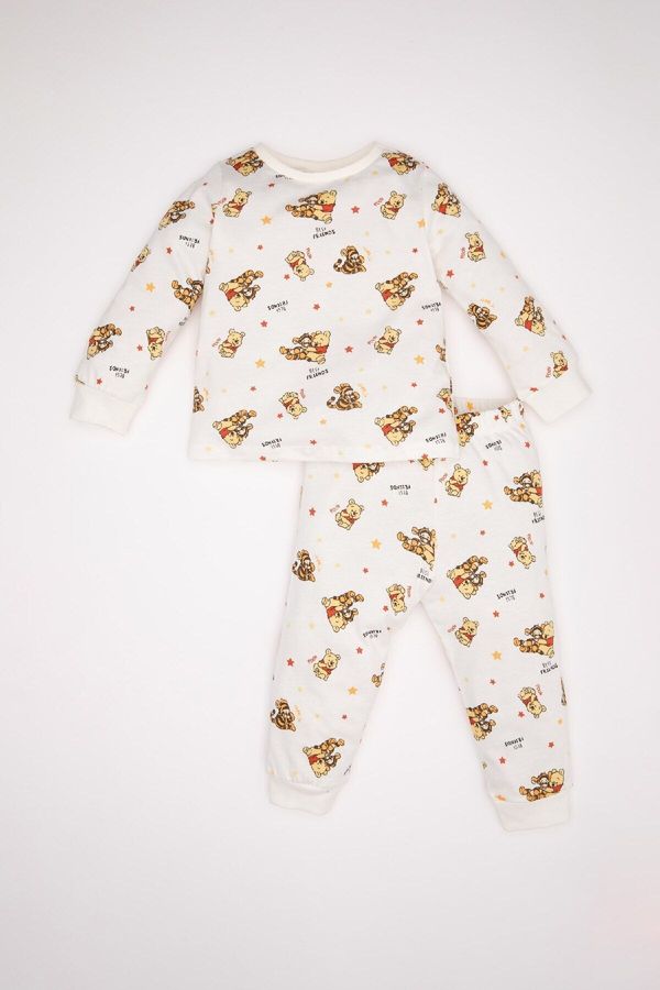 DEFACTO DEFACTO Baby Boy Disney Winnie The Pooh Long Sleeve Cotton Pajama Set