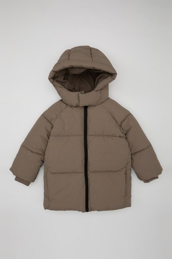 DEFACTO DEFACTO Baby Boy Hooded Waterproof Puffer Jacket