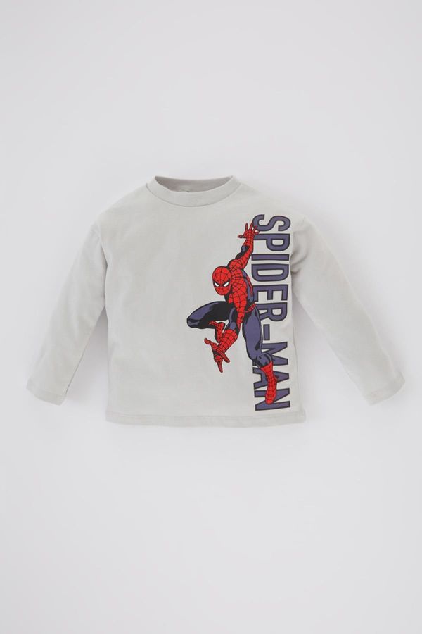 DEFACTO DEFACTO Baby Boy Marvel Comics Crew Neck Combed Cotton Long Sleeve T-Shirt