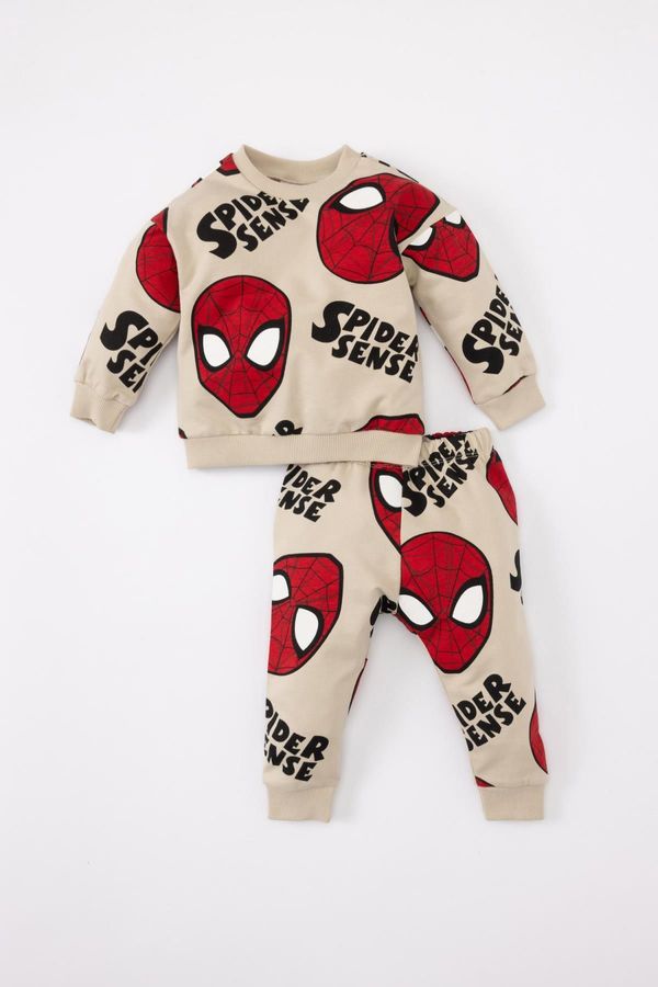 DEFACTO DEFACTO Baby Boy Marvel Comics Sweatshirt Sweatpants 2-piece Set