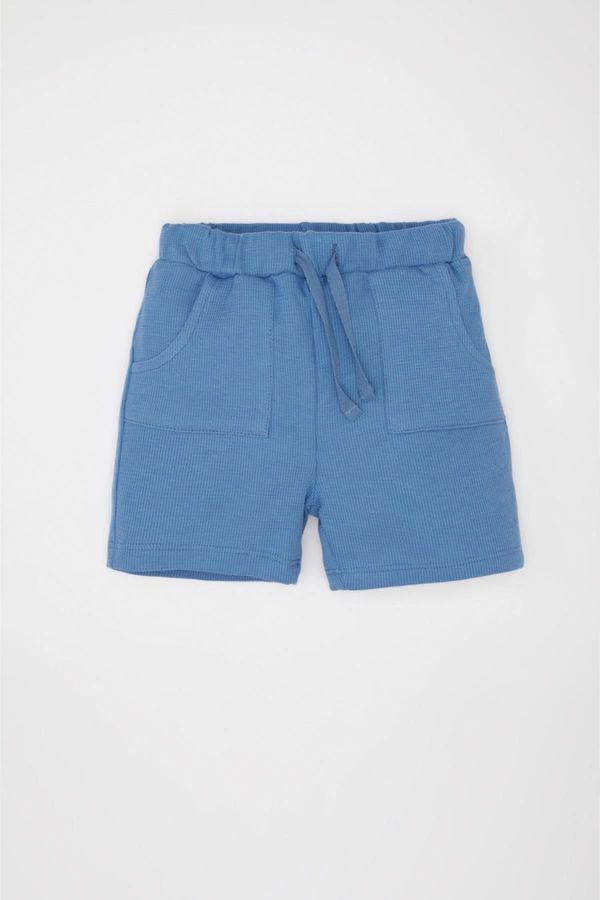 DEFACTO DEFACTO Baby Boy Pocketed Waffle Shorts