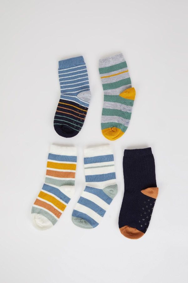 DEFACTO DEFACTO Baby Boy Seamless 5-Piece Cotton Long Socks