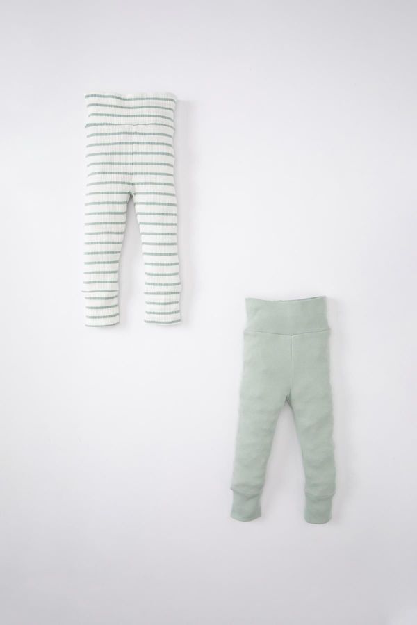 DEFACTO DEFACTO Baby Boy Striped Ribbed Camisole 2-Piece Trousers