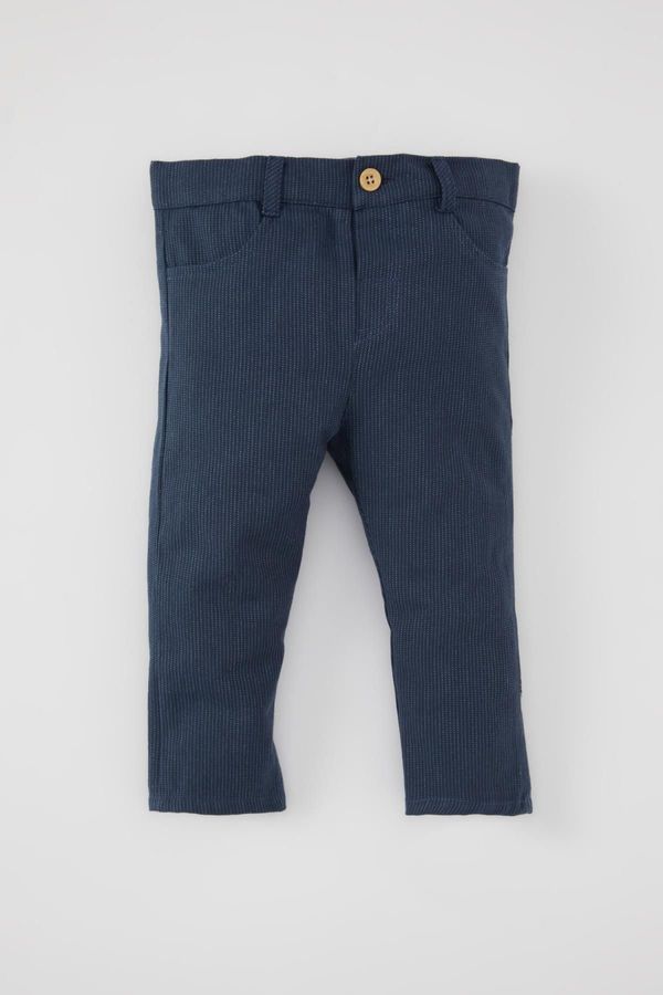 DEFACTO DEFACTO Baby Boy Striped Straight Leg Gabardine Trousers