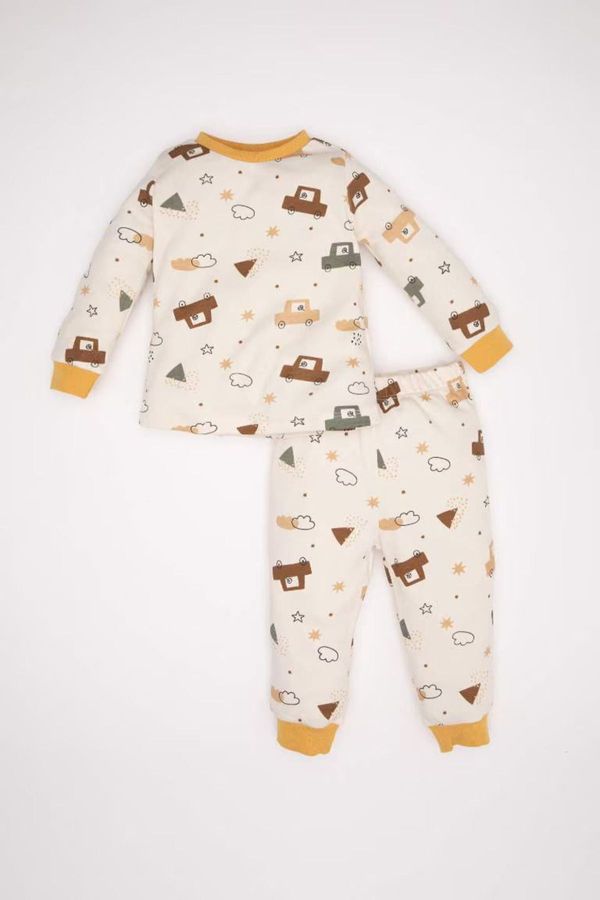 DEFACTO DEFACTO Baby Boy Vehicle Patterned Long Sleeve Pajama Set