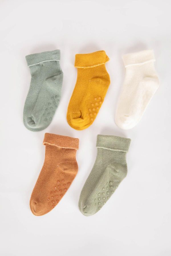 DEFACTO DEFACTO Baby Girl 5-pack Cotton Long Socks