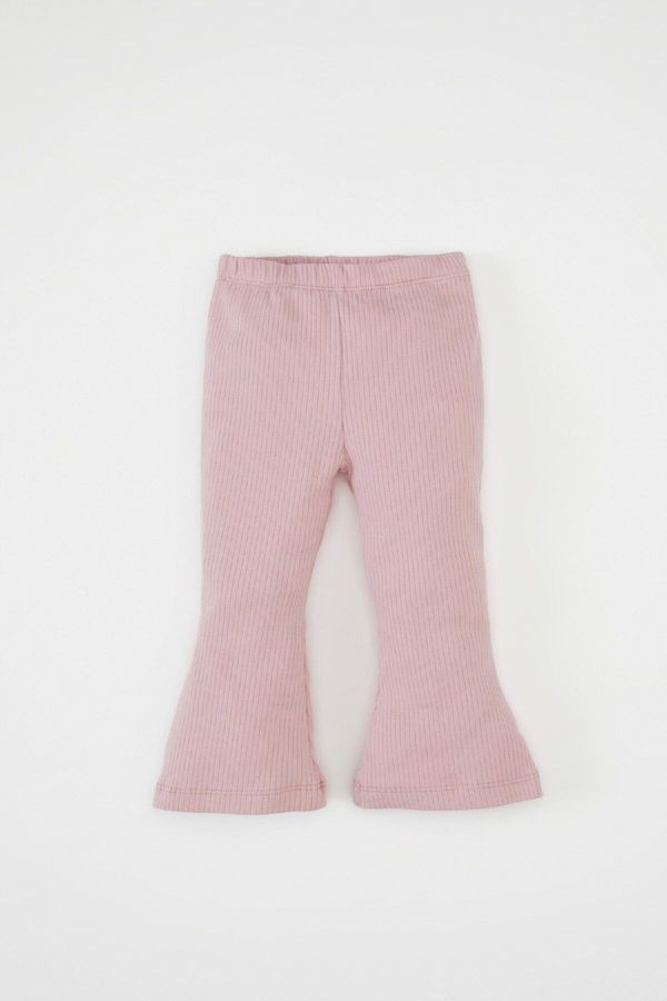 DEFACTO DEFACTO Baby Girl Bell-bottomed Ribbed Camisole Leggings