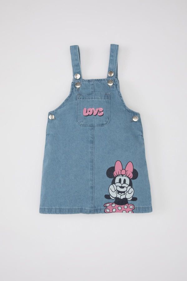 DEFACTO DEFACTO Baby Girl Disney Mickey & Minnie Strap Jean Dress