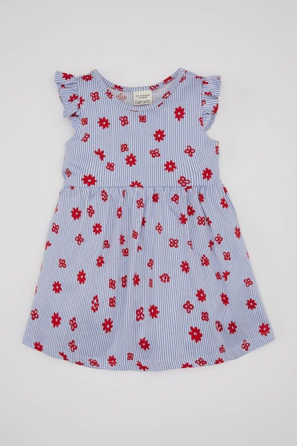 DEFACTO DEFACTO Baby Girl Floral Patterned Sleeveless Dress