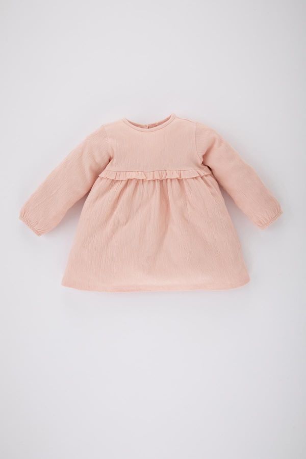 DEFACTO DEFACTO Baby Girl Long Sleeve Basic Dress