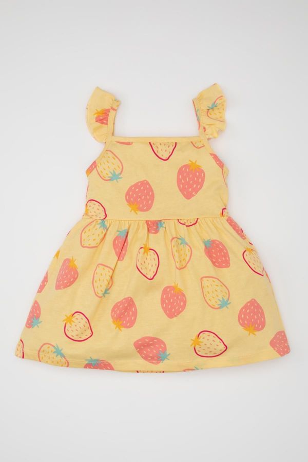 DEFACTO DEFACTO Baby Girl Patterned Sleeveless Dress