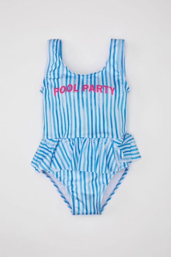 DEFACTO DEFACTO Baby Girl Patterned Swimsuit