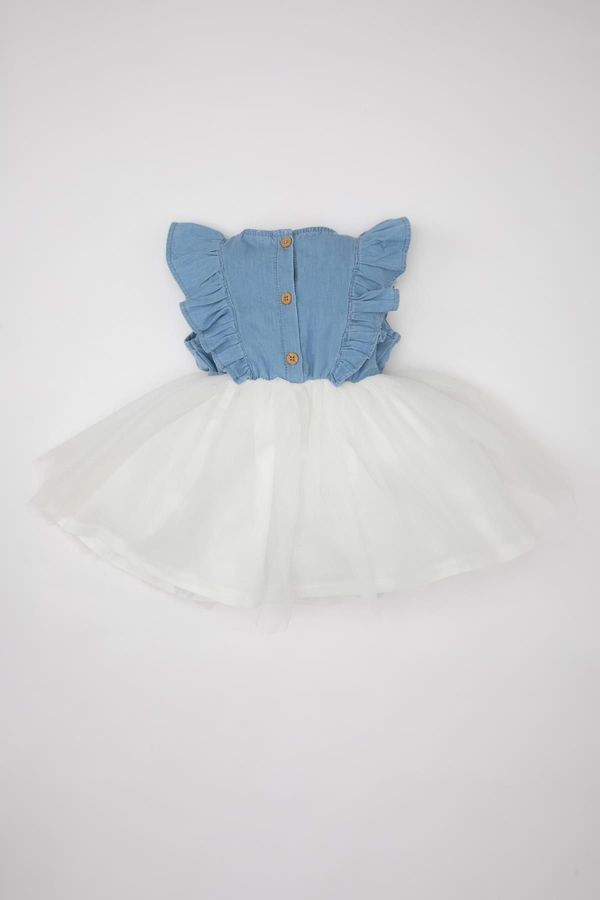 DEFACTO DEFACTO Baby Girl Sleeveless Jean Dress