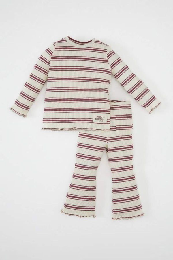 DEFACTO DEFACTO Baby Girl Striped Corduroy Camisole 2-Piece Set