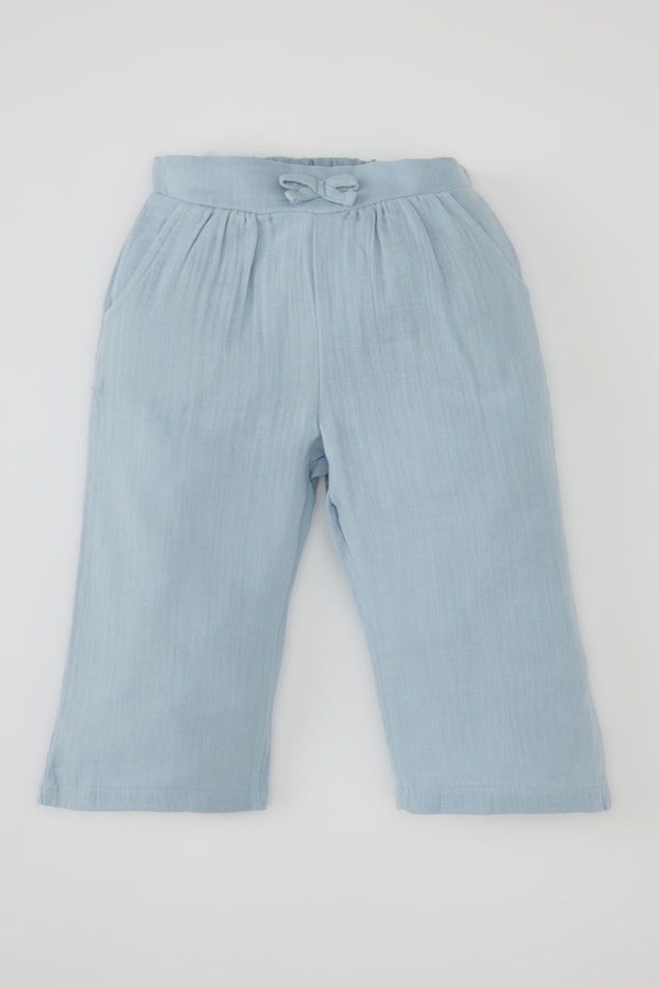 DEFACTO DEFACTO Baby Girl Wide Leg Muslin Trousers