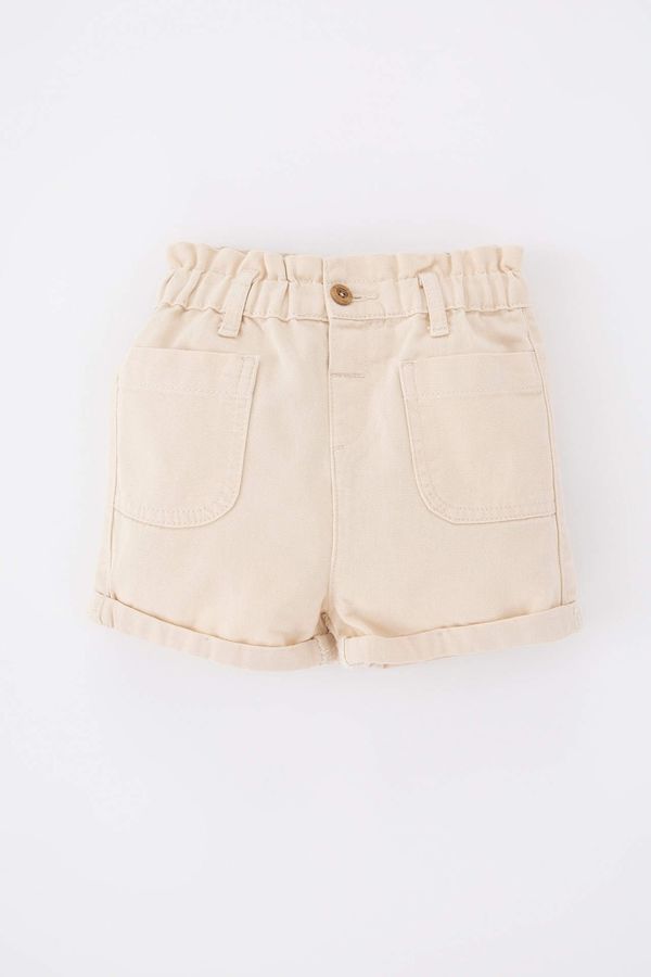 DEFACTO DEFACTO Baby Girls Comfort Fit Gabardine Shorts
