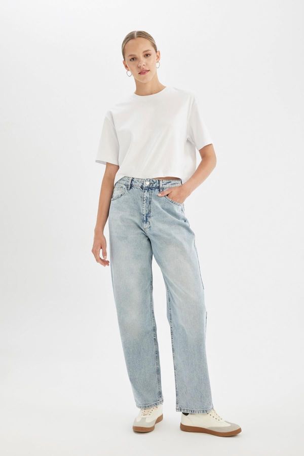 DEFACTO DEFACTO Baggy Fit High Waist Long Jeans