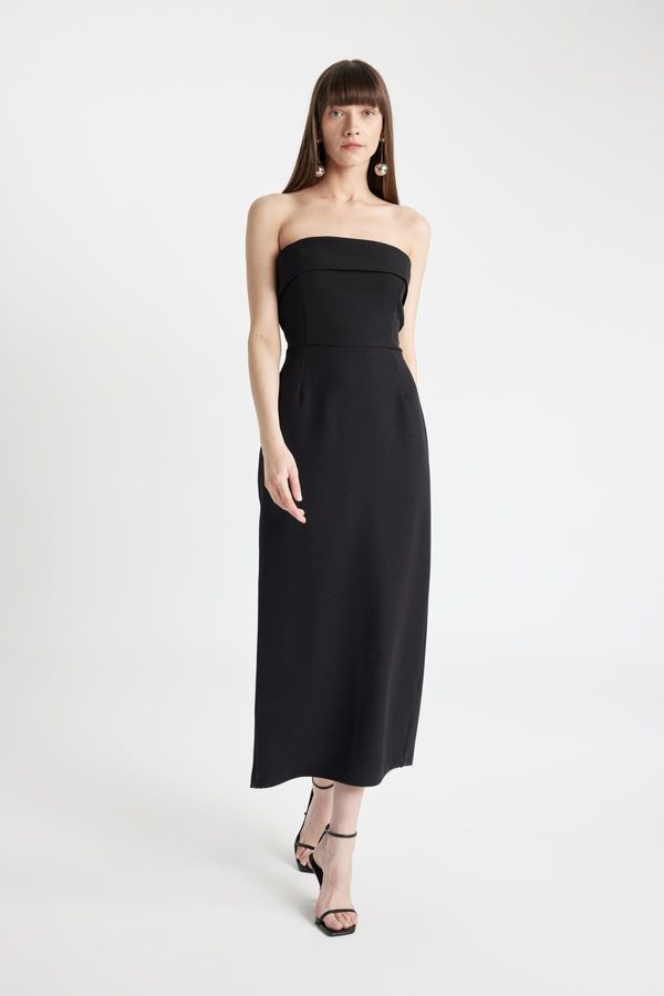 DEFACTO DEFACTO Bodycon Strapless Sleeveless Maxi Dress