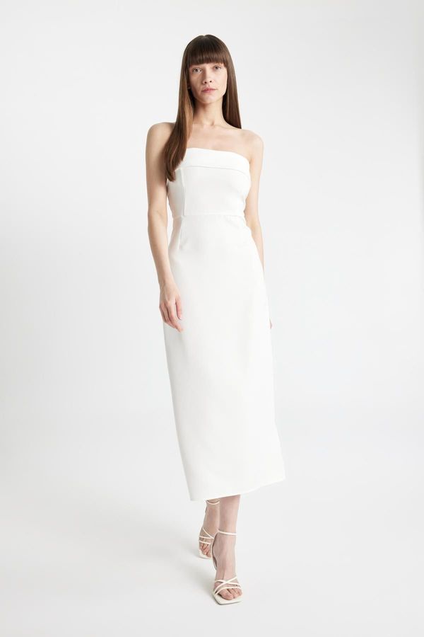 DEFACTO DEFACTO Bodycon Strapless Sleeveless Maxi Dress