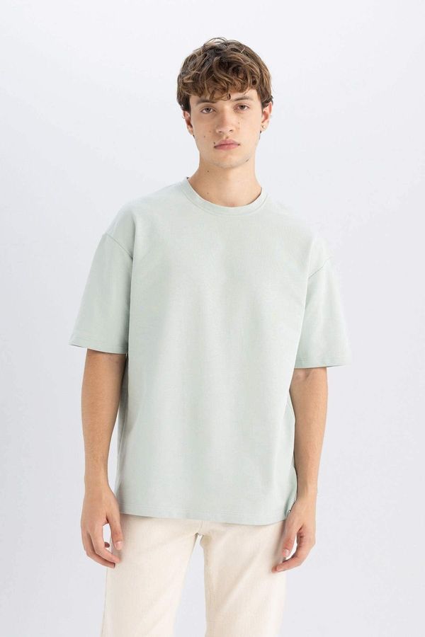 DEFACTO DEFACTO Boxy Fit Crew Neck Basic Short Sleeve T-Shirt