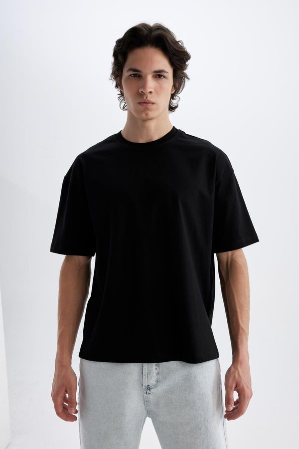 DEFACTO DEFACTO Boxy Fit Crew Neck Short Sleeve T-Shirt