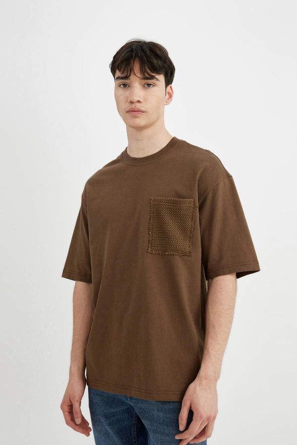 DEFACTO DEFACTO Boxy Fit Crew Neck Short Sleeve T-Shirt