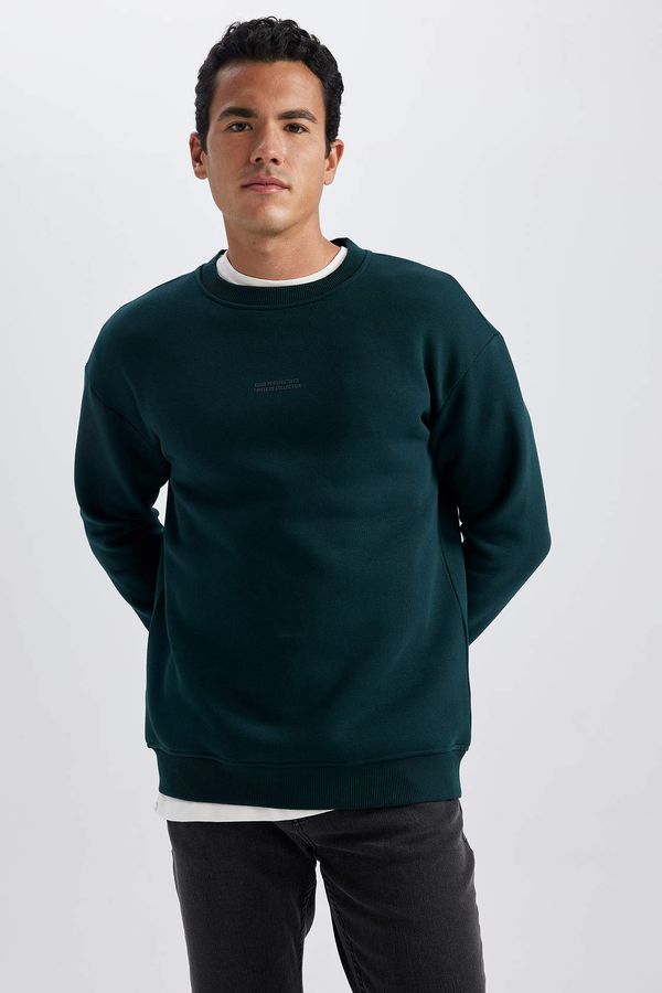 DEFACTO DEFACTO Boxy Fit Long Sleeve Sweatshirt