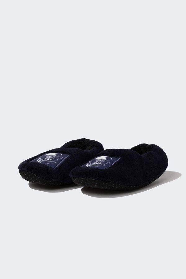 DEFACTO DEFACTO Boy Flat Sole Single Striped House Slippers