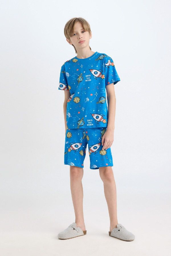 DEFACTO DEFACTO Boy Regular Fit 2-Piece Pajama Set